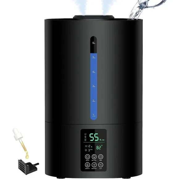 6L Humidifiers for Bedroom Large Room Home, Cool and Warm for Baby - Picture 1 of 9